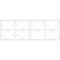 Ekena Millwork Set of Four Panels for 94 1/2"W x 32 1/4"H Kiowa Fretwork Wainscot Wall Paneling WPKP16X01X47KWA - alternate 2